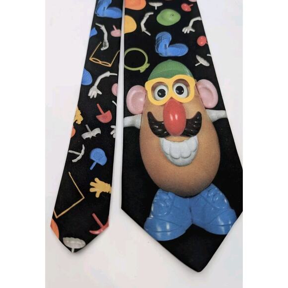Vintage Wally Wear Toy Story Mr. Potato Head Necktie Made In USA 1996 Hasbro - Picture 1 of 4